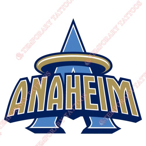 Los Angeles Angels of Anaheim Customize Temporary Tattoos Stickers NO.1635